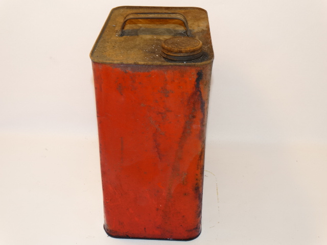 Image 1 of Oil Can Silver Shell, Red Yellow Farm Fresh