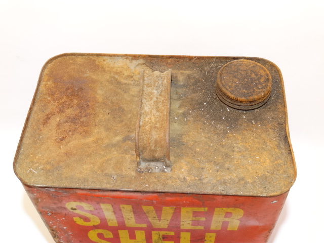 Image 4 of Oil Can Silver Shell, Red Yellow Farm Fresh