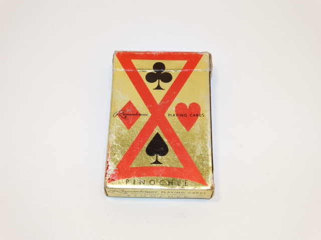 Image 5 of Playing Cards Pinochle Deck, Complete, Welles Die and Engineering