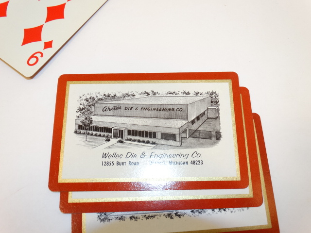 Image 0 of Playing Cards Pinochle Deck, Incomplete, Welles Die and Engineering