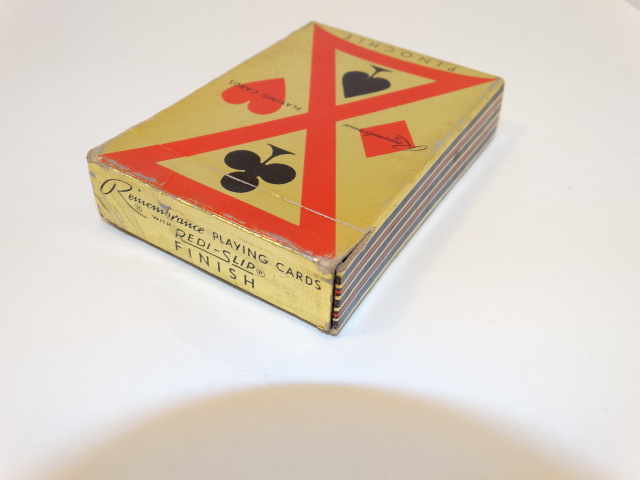 Image 3 of Playing Cards Pinochle Deck, Incomplete, Welles Die and Engineering