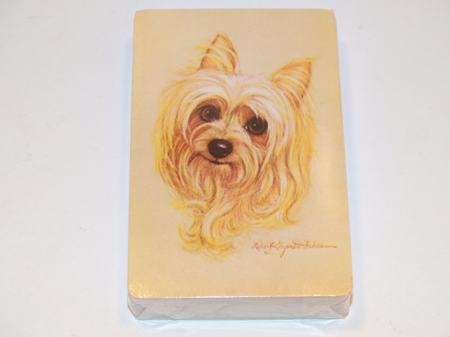 Image 2 of  Playing Cards Dogs, Double Deck Vntg New, Orig Box
