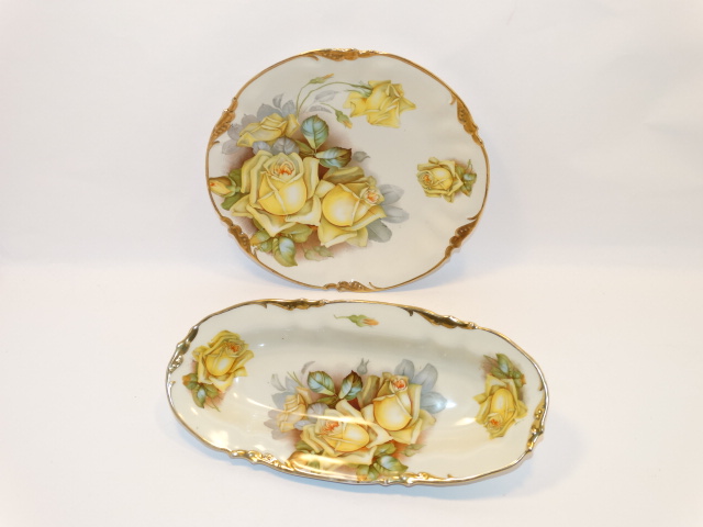 Image 6 of Prov SXE ES Germany Two Bowl Serving Set, Yellow Roses 