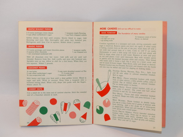 Image 4 of Cookbook Holiday Treats, 1952, Alcoa Co, First Ed