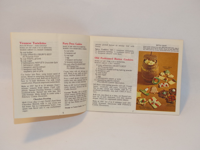 Image 1 of Cookbook Gift Box Butter Cookies, Vintage