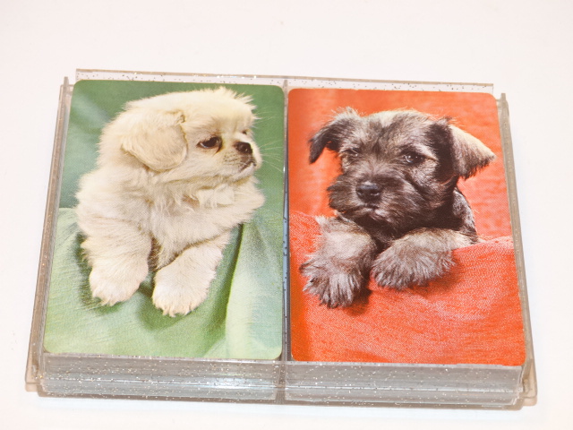 Puppy Playing Card Double Deck