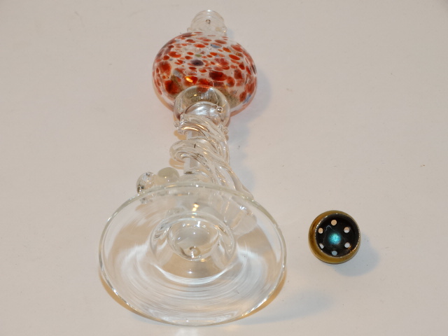 Image 3 of Spice Salt Shaker Blown Glass