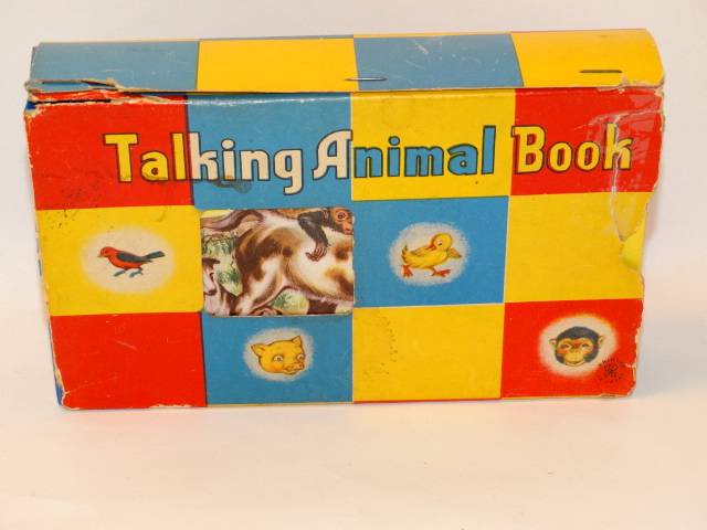 Vintage Talking Animal Book w Original Sleeve