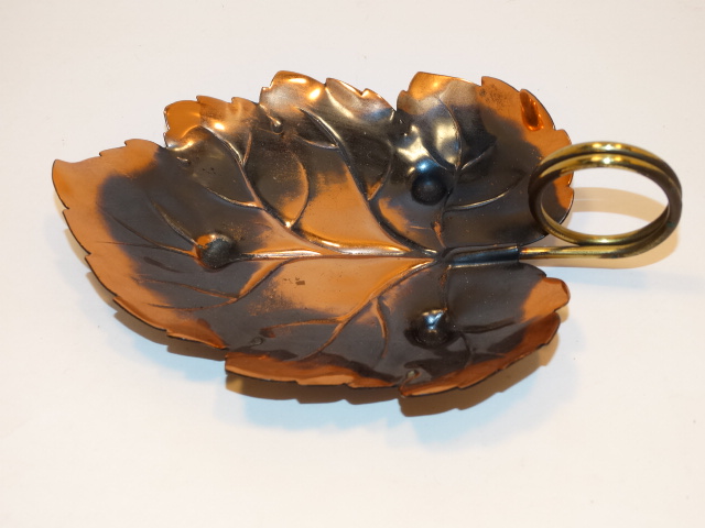 Image 2 of Copper Leaf Dish