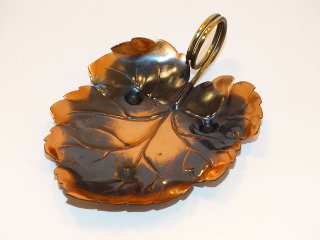 Image 3 of Copper Leaf Dish