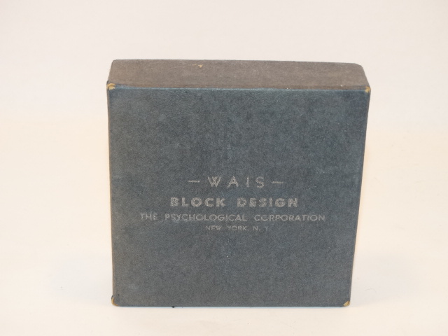 Image 2 of WAIS Block Design Intelligence Test Early Version