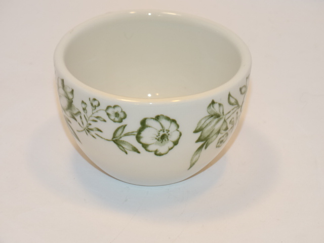 Image 3 of Sterling Coffee Cup China Flowers, Green, White