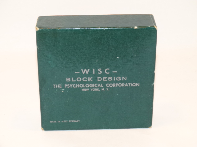 Image 2 of WISC Block Design Intelligence Test Early Version