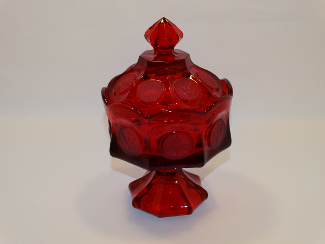 Fostoria Ruby Red Wedding Bowl