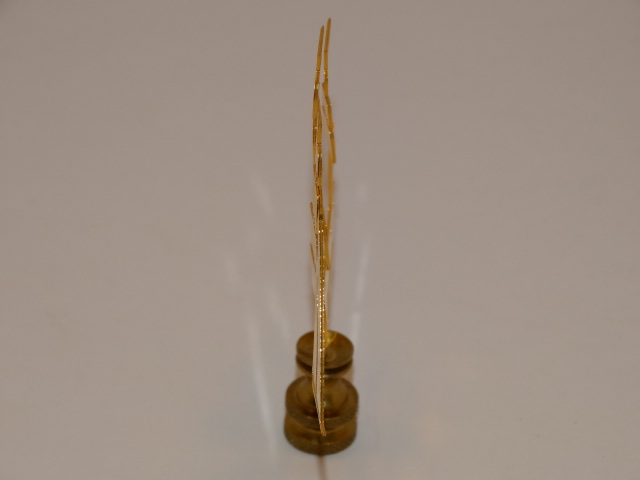 Image 1 of Sailing Ship Lamp Finial, Goldtone