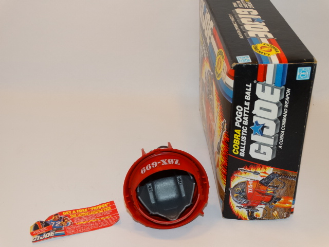 Image 1 of GI Joe Cobra Command Pogo Ballistic Battle Ball Hasbro 1987