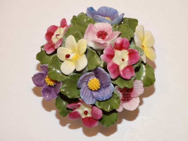 Aynsley Flower Bouquet in Bowl, England