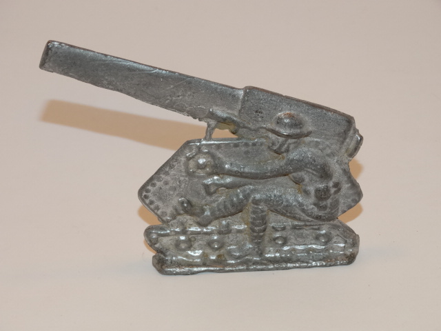 Molded Pewter Toy Cannon