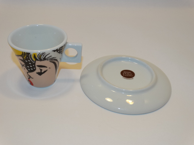 Image 3 of Fiorucci Dolce Gusto Nescafe Espresso Cup Saucer