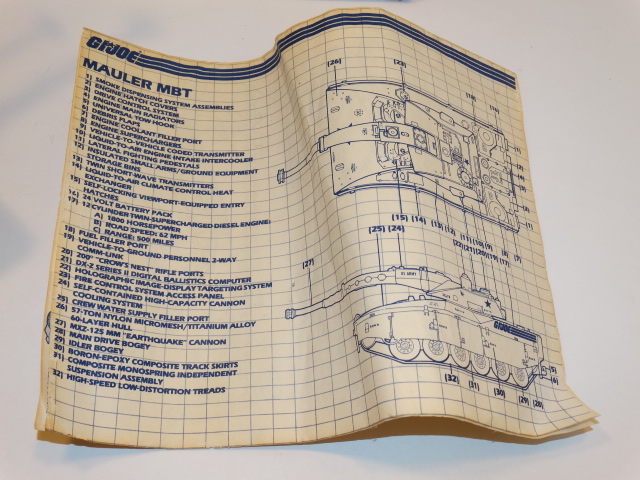 Image 12 of GI Joe Mauler M.B.T. Tank w Box, Hasbro 1985