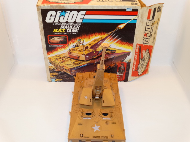 Image 1 of GI Joe Mauler M.B.T. Tank w Box, Hasbro 1985