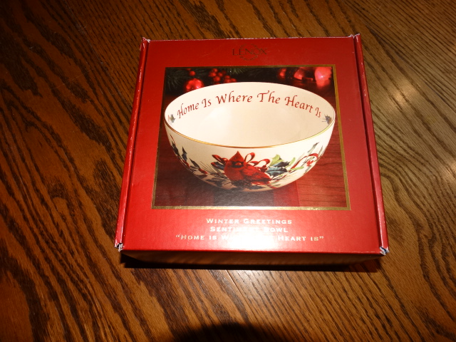 Lenox Winter Greetings Bowl 