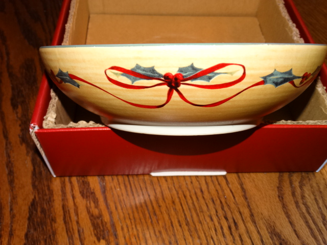 Image 2 of Lenox Winter Greetings Everyday Small Serving Bowl New in Box