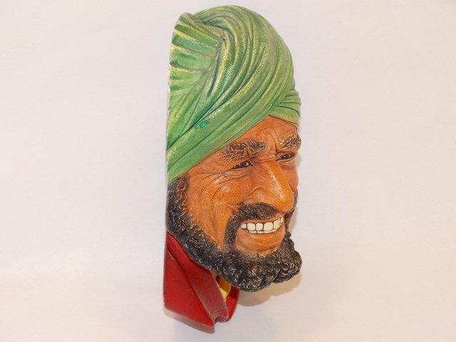 Image 2 of Bossons Punjabi Man Head Chalkware 1964