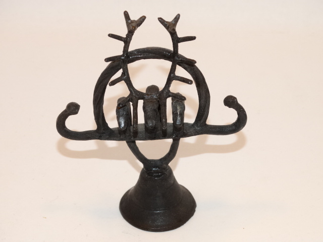 Deer Hand Bell Handmade Vintage