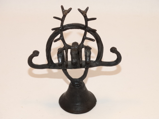 Image 0 of Deer Hand Bell Handmade Vintage