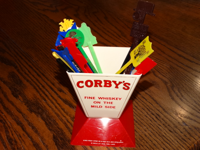 Corby's Stand with Swizzles