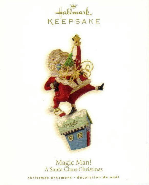 Hallmark Keepsake Ornament A Santa Claus Christmas Magic Man 