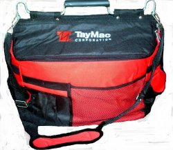 Custom Tool Carrier and Cooler Multi Purpose Bag Red Black