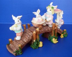 Easter Bunny Bridge Holiday Display Decor 