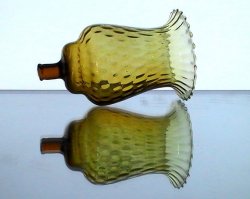 '.Peg Votive Candle Holder Amber.'