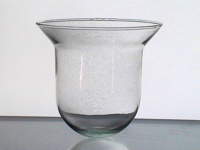 Hanging Candle Holder Partylite 4.25 x 4 Round Bottom Flare OOS