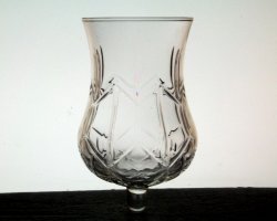 Home Interiors Peg Votive Candle Holder Large Diamond Hurricane 1109DI