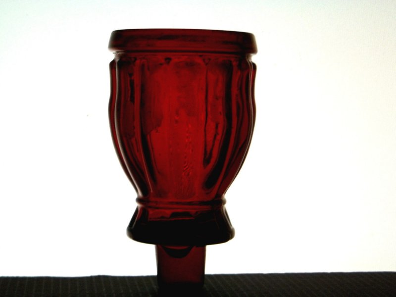 Peg Votive Holder Vintage Grecian Urn Red Rare OOS