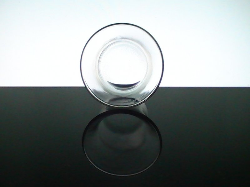 Hanging Candle Holder Bell Shape Hand Blown 5.25 x 5 inches OOS