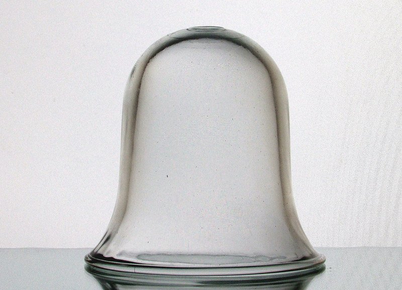 Hanging Candle Holder Thick Glass with Flared Rim 4 x 4 Heavy Weight