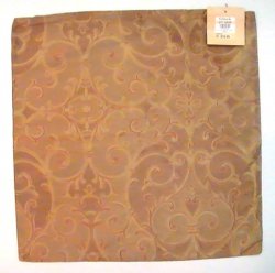 '.Pillow Cover Gold Copper Silk.'