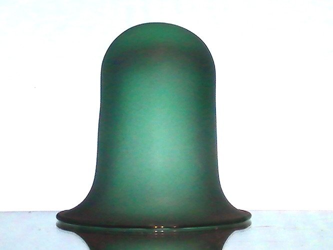 Hanging Candle Holder Green Glass 3.75 x 3.75 Replacement Holder OOS