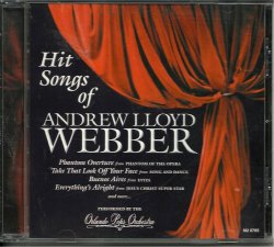 Hit Songs of Andrew Lloyd Webber by Orlando Pops Orchestra CD 056775076528