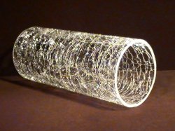 '.Crackle Glass 8.75 x 3 5/8.'