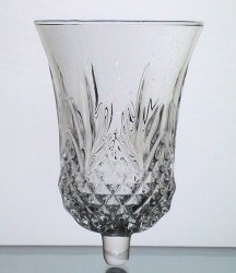 Home Interiors Peg Votive Candle Holder Crystal Windsor 11334 Lg 5.5 in