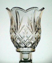 Peg Votive Holder Godinger Diamonds and Fronds Tulip Top