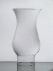 Hurricane Lamp Shade 2 5/8 inch fitter x 8 x 4.25 Bulged Flare