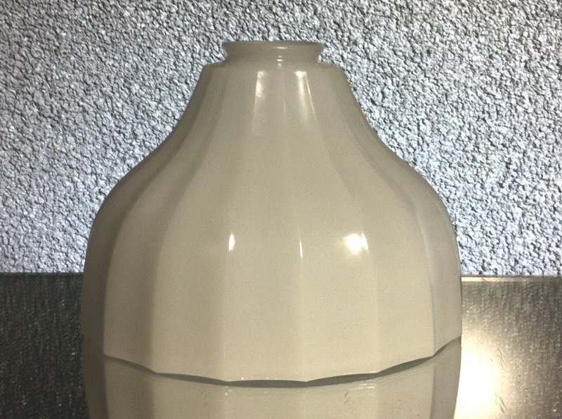 Milk Glass Lamp Shade White 2 25 Inch Fitter X 8 6 Early 1900 S