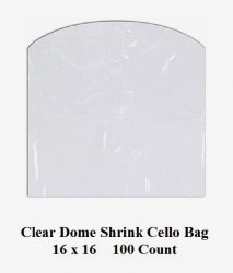 '.Cello Shrink Bags 16 x 16.'