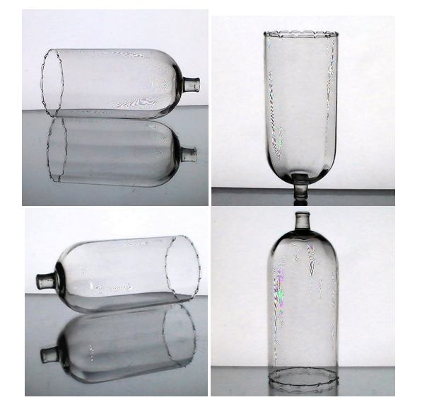 Home Interiors Peg Votive Holder Lamplight Clear Crimped Tall XL 1141-BL